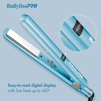 BaBylissPRO Nano Titanium 1" Digital Flat Iron #BNT4095TUC