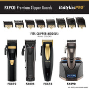 BaByliss 4 Barbers Premium Clipper Guards 8 Pcs Comb Set #FXPCG