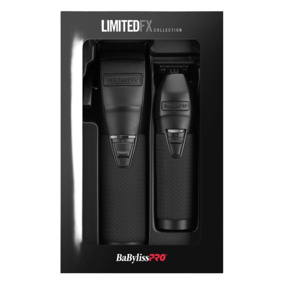 BaBylissPRO LIMITEDFX Matte Black Clipper And Trimmer Prepack #FXDUOCTMB