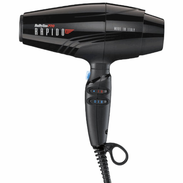 BaBylissPRO RAPIDO Blow Dryer 2000 Watts Black #BRAP1