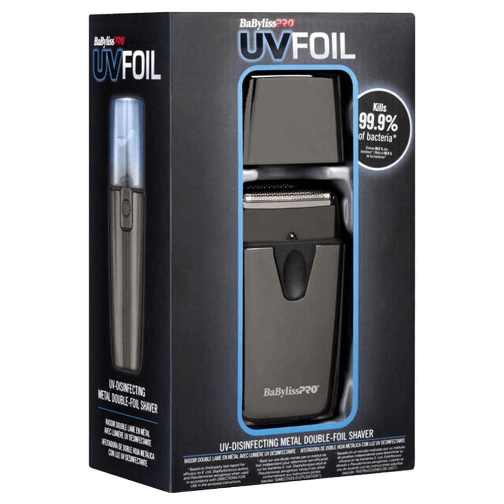 BaBylissPRO UV - Disinfecting Metal Double Foil Shaver #FXLFS2