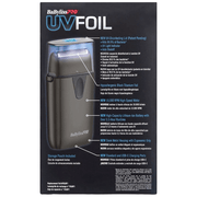 BaBylissPRO UV-Disinfecting Metal Single Foil Shaver #FXLFS1