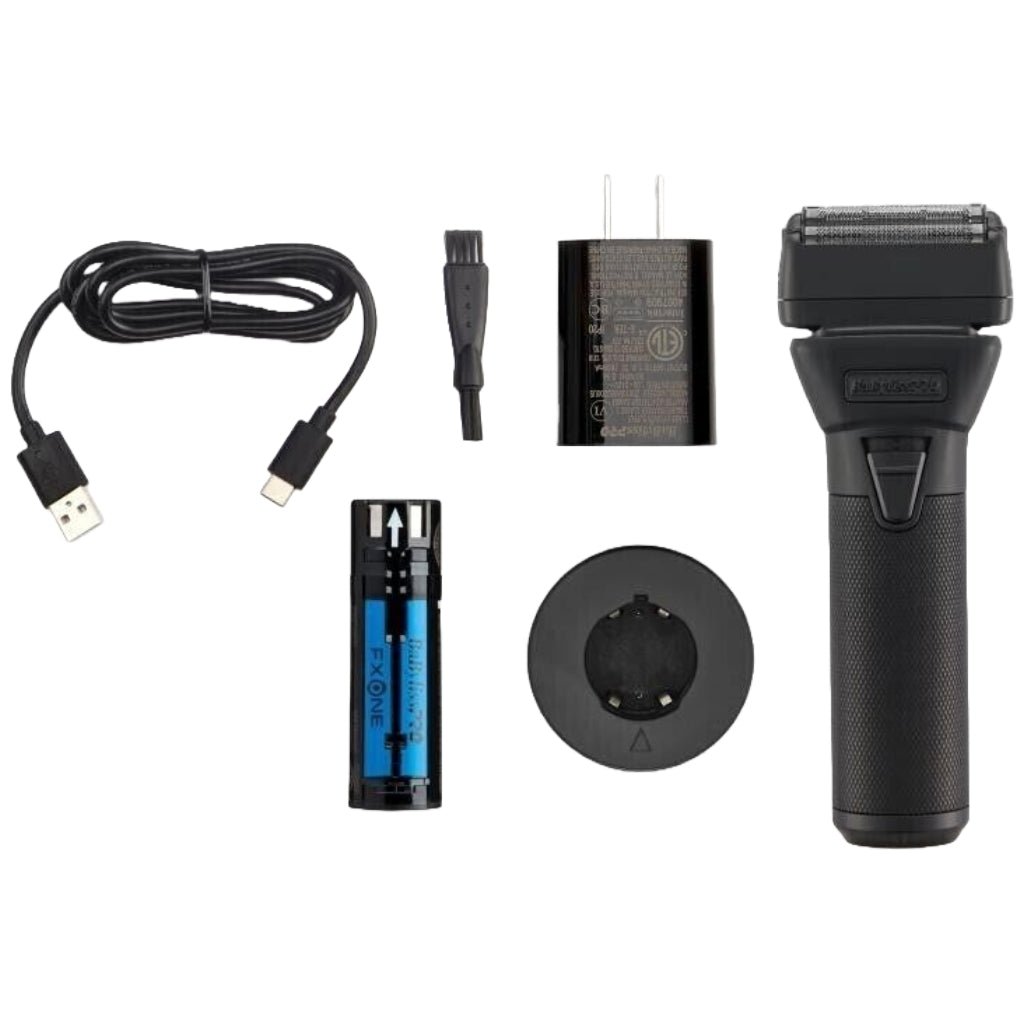 BaBylissPRO Fxone Black FX Bundle Set, Clipper FX899MB & Trimmer FX799MB & Shaver FX79FSMB Combo Set