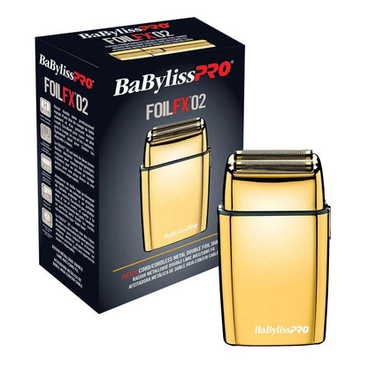 BaBylissPRO FoilFx Cordless Metal Double Foil Shaver (Gold) #FXFS2G