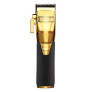 BaBylissPRO GOLDFX Boost+ Metal Lithium Cordless Clipper #FX870GBP OR Trimmer #FX787GBP OR Both With Charging Dock Stands