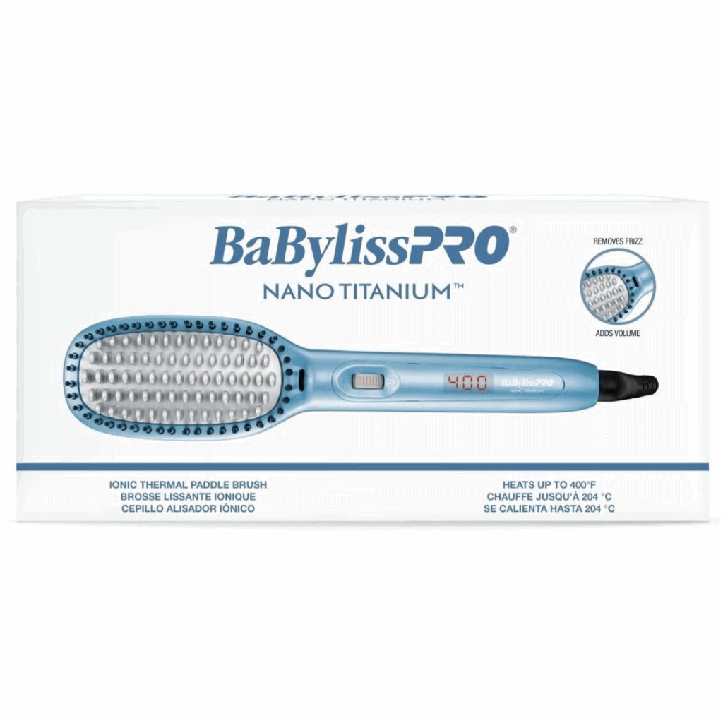 BaBylissPRO Nano Titanium Ionic Thermal Paddle Brush #BNTPB1UC