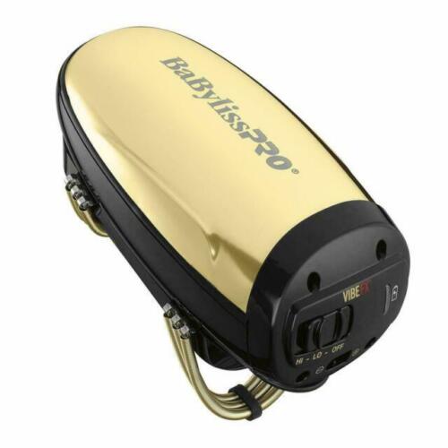 BaBylissPRO GOLDFX FX870G Clipper, FX787G Trimmer, FXFS2G Shaver, FXSSMG Massager barber bundle Set
