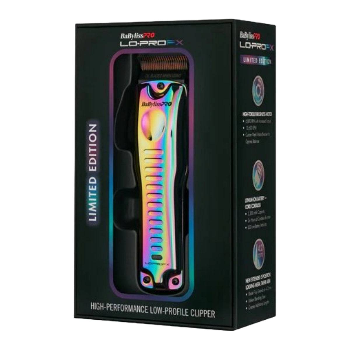 BaBylissPRO Limited Iridescent LO-PROFX Clipper FX825RB