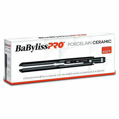 BaBylissPRO Porcelain Ceramic 1" or 1.5" or 2" Straightening Iron #BP9557UC or #BP9559UC or #BP9561UC