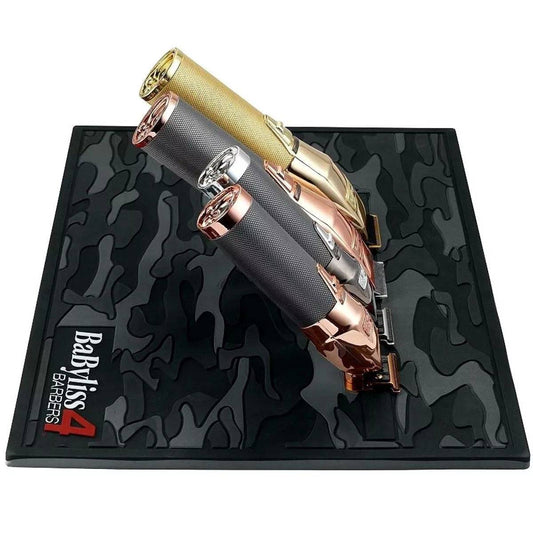 BaByliss 4 BARBERS Camo Magnetic Strip Barber Mat for Clipper & Trimmers #BMAGMATB