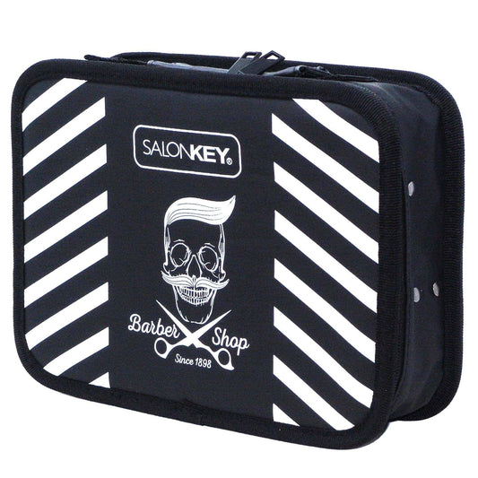 Barber Carrying Case Travel Size Barber Case Black & White