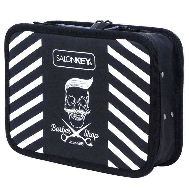 Barber Carrying Case Travel Size Barber Case Black & White
