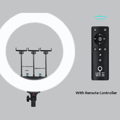 Beauty LED Ring Light Remote Control with 2m Tripod Stand