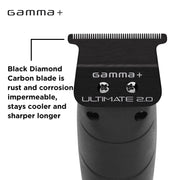 GAMMA+ EVO Professional Magnetic Motor Modular Cordless Trimmer #HCGPELT