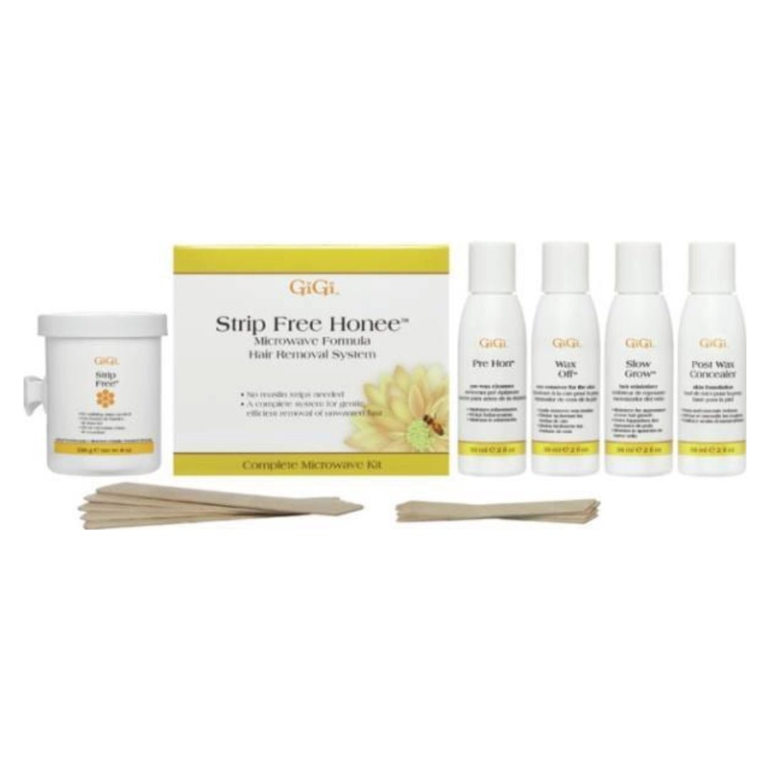 GiGi Strip Free Honee Hair Removal System Complete Microwave Kit