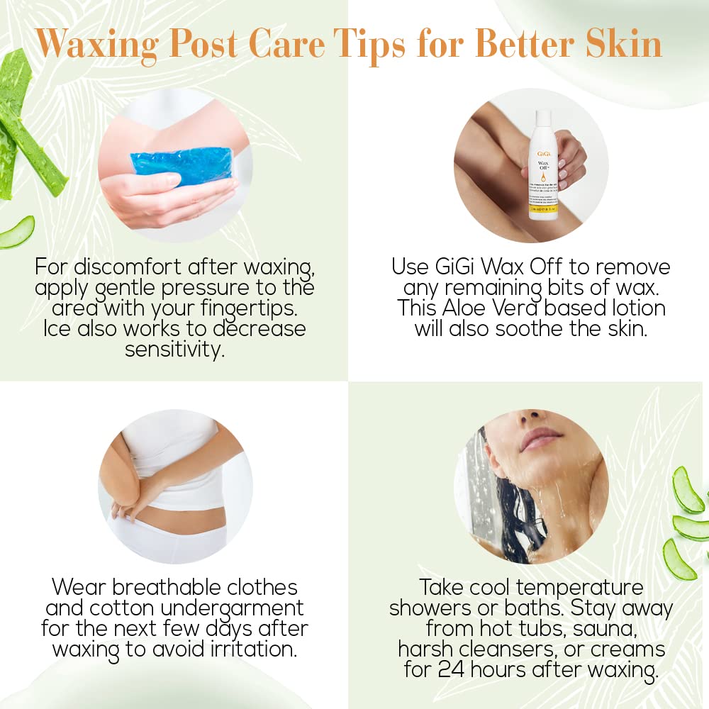 GiGi Wax Off - Wax Remover for Skin W/ Aloe Vera 16oz