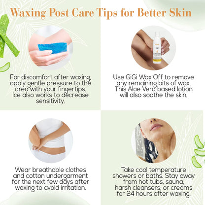 GiGi Wax Off - Wax Remover for Skin W/ Aloe Vera 16oz