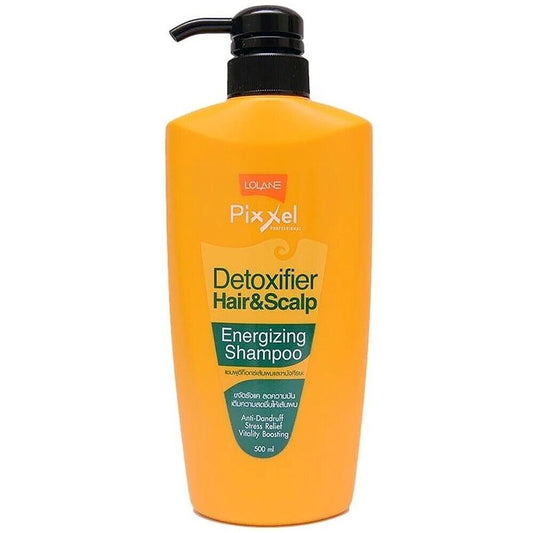 Lolane Pixxel Detoxifier Hair & Scalp Energizing Shampoo Anti - Dandruff 500ml