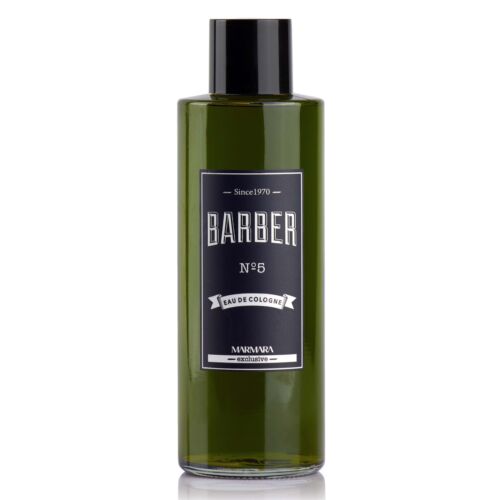 6 Bottle Marmara Barber Eau De Cologne Aftershave No 1 to 6