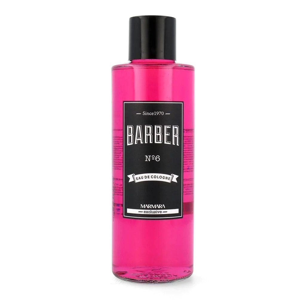 6 Bottle Marmara Barber Eau De Cologne Aftershave No 1 to 6