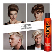 Mitch Stone Set In Stone Firm Hold Hairspray with VcompS 10 oz (Pack Of 1x,2x,3x)