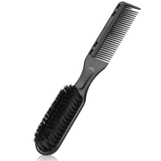 Double-Ended Hair Comb Fading Brush, Barber Fade Brush, Cleaning Brush For Clippers, Beard Brush, Hair Brush