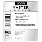 Andis Master 22-Tooth Replacement Blade #01556