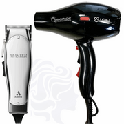 Andis Professional Adjustable Blade Master Hair Clipper #01815 & Allen J. 2600 Apache Nano Tech Premium Hair Blow Dryer Lightweight Salon 2100W Combo Set