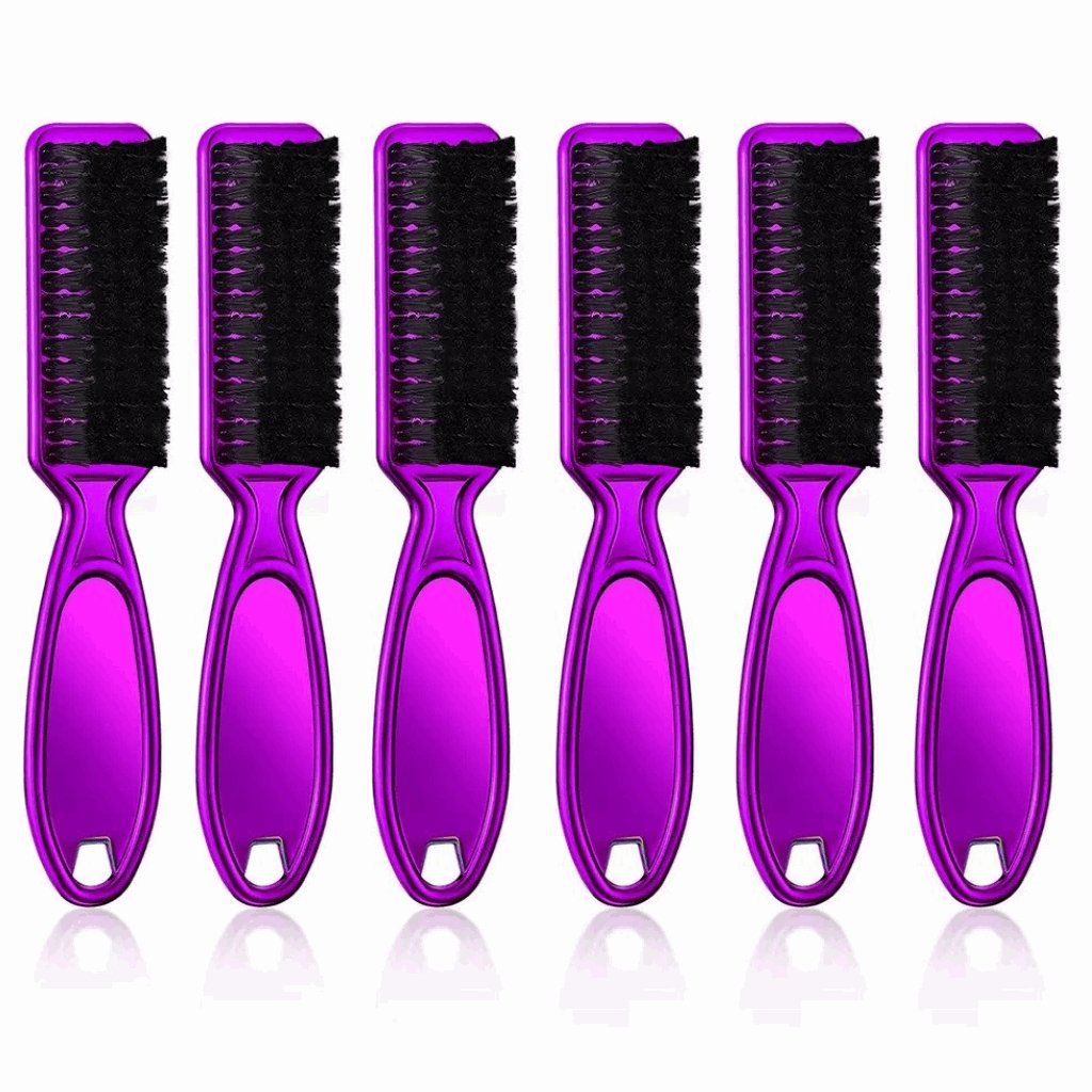 6 Pcs Soft Bristle Neck Duster Fade Brush Hair Cutting Clipper Brush