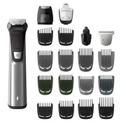 Philips Norelco Multigroom All-in-One Trimmer Series 7000, 23 Piece Men's Grooming Kit, Trimmer for Beard, Head, Body, and Face, NO Blade Oil Needed, MG7750/49