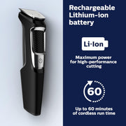 Philips Norelco Multigroom All - in - One Trimmer Series 3000, 13 Piece Men's Grooming Kit