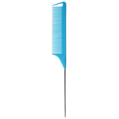 Premium Hair Style Rat Tail Anti - static Comb with Metal Pin