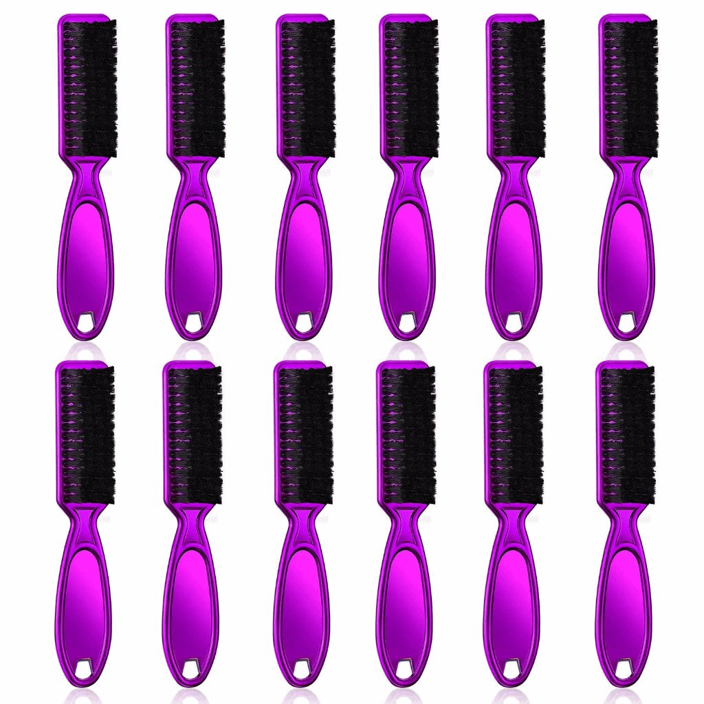 Premium Soft Bristle Hair Cutting Clipper Fade Brush 12 Pcs