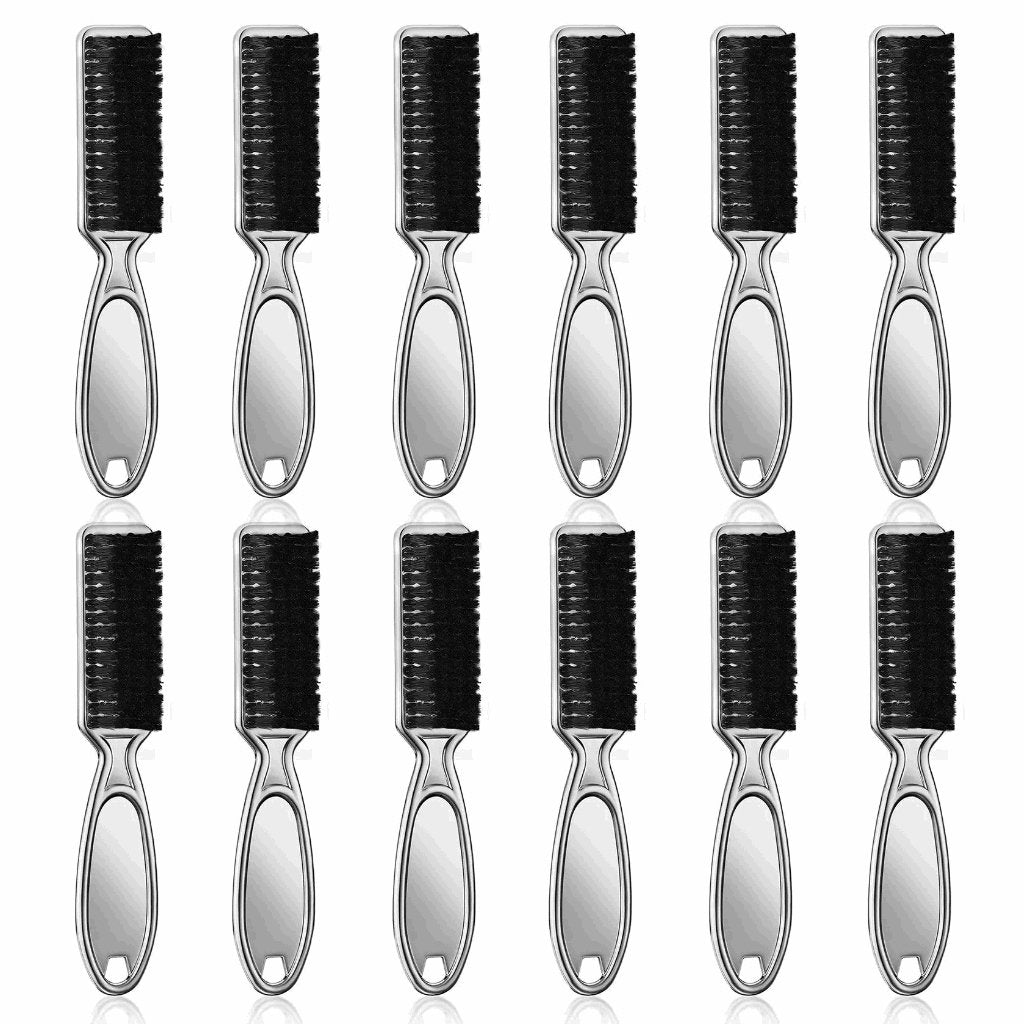 Premium Soft Bristle Hair Cutting Clipper Fade Brush 12 Pcs