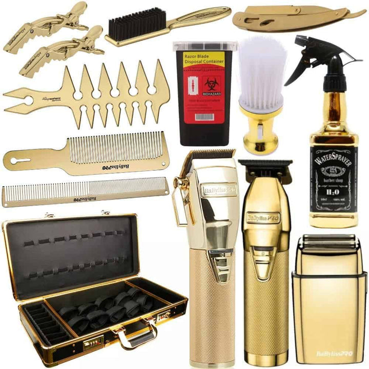 BaByliss PRO Gold FX Clipper, Trimmer, Shaver & essentials Set