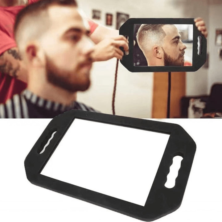 Rectangular Hand Held Mirror for barbershop and salon