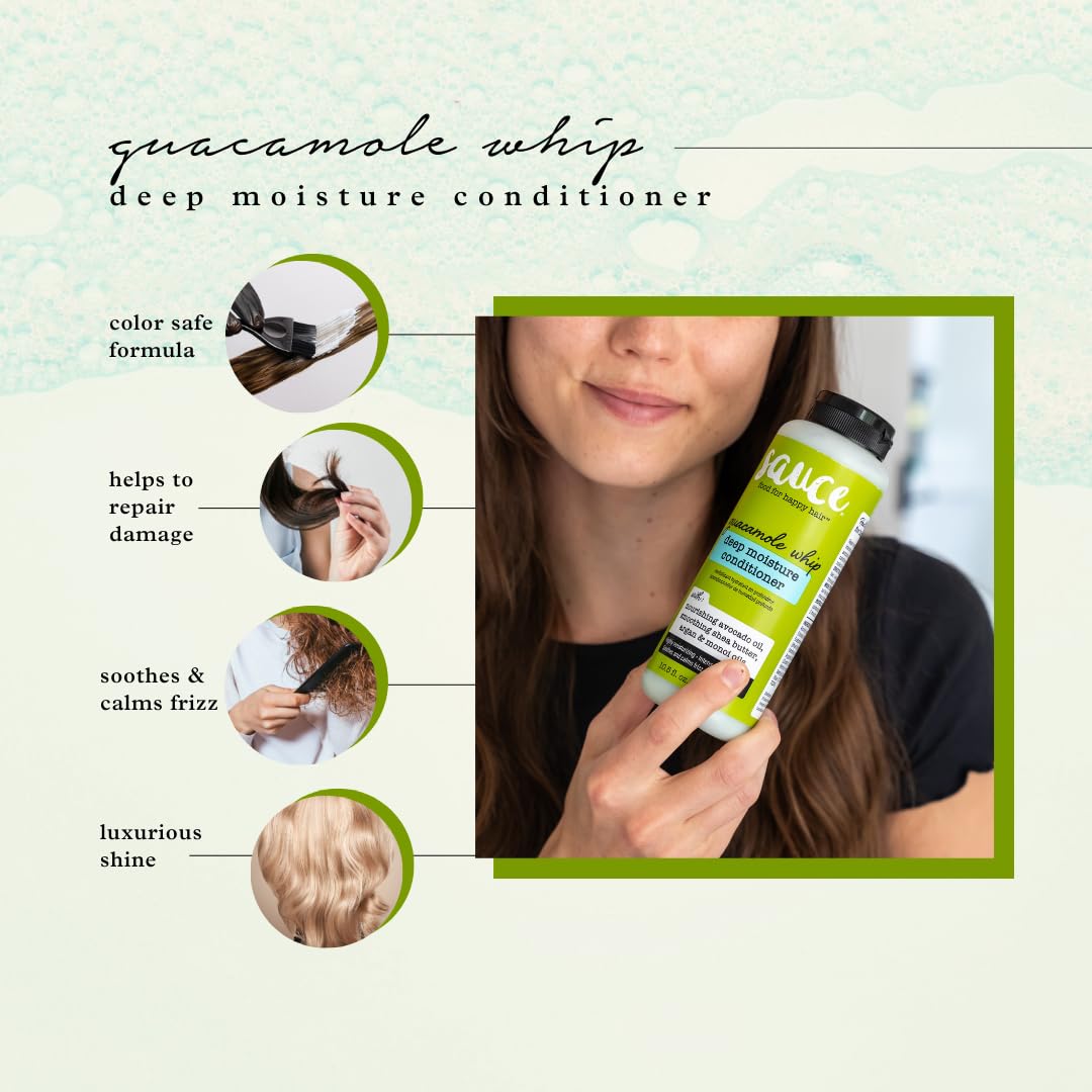 SAUCE BEAUTY Guacamole Whip Shampoo Conditioner kit