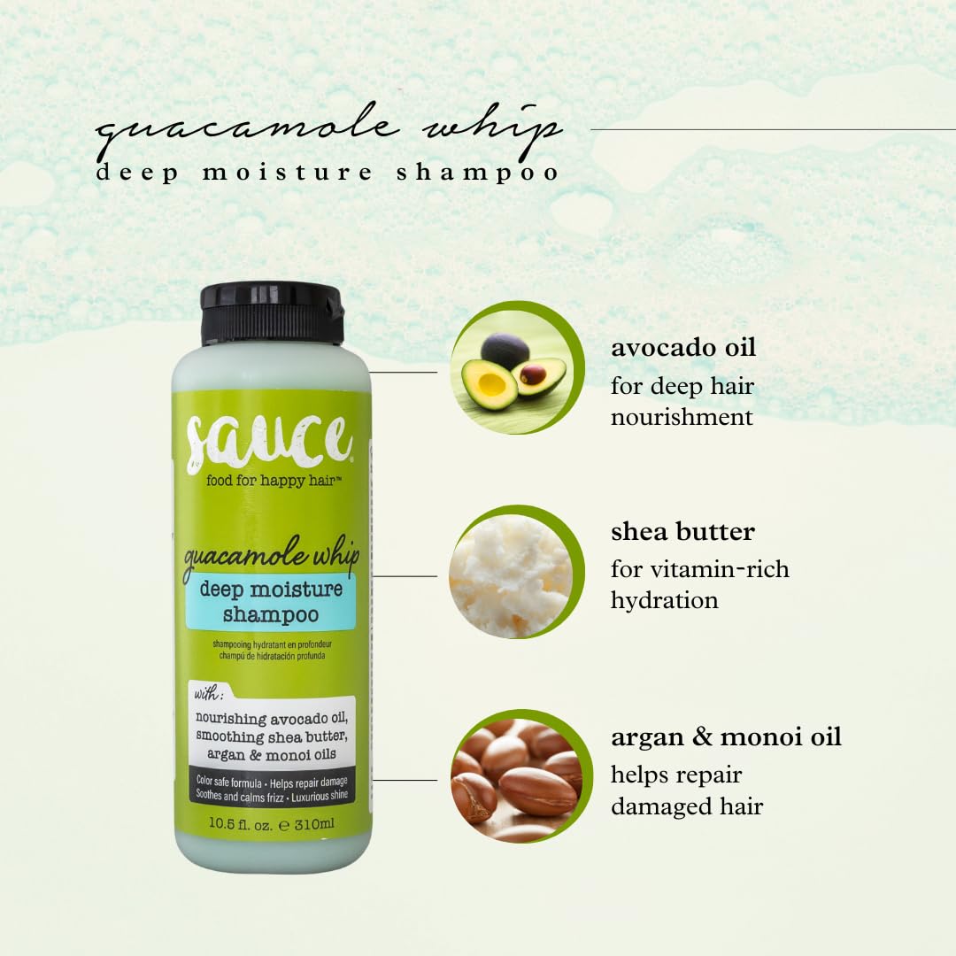 SAUCE BEAUTY Guacamole Whip Shampoo Conditioner kit