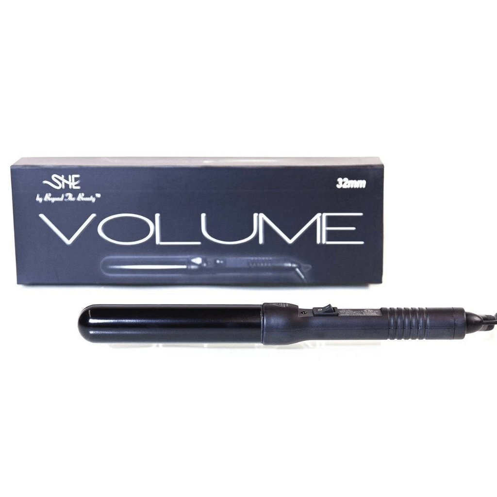 SHE Volume by Beyond The Beauty Tourmaline Ceramic Barrel Curling Wand 18x9mm OR 32mm 392℉