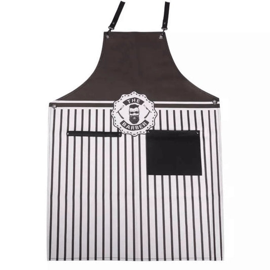 Fashion Apron Stripe Design Unisex Waterproof Hair Cutting Cape For salon adjustable Barber Apron Cloth For Barbershop