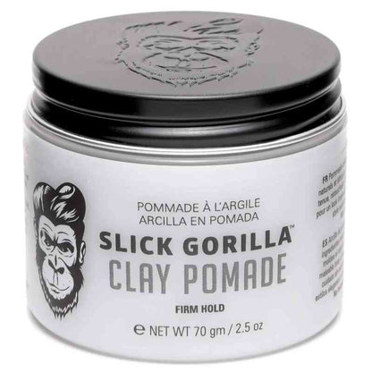 Slick Gorilla Clay Pomade ( Firm Hold ) OR Light to Medium Hold 