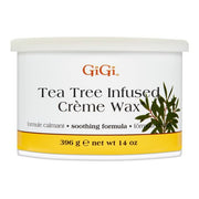 GiGi TEA TREE INFUSED CREME WAX - 14 Oz - 1Pcs OR 3Pcs OR 12Pcs