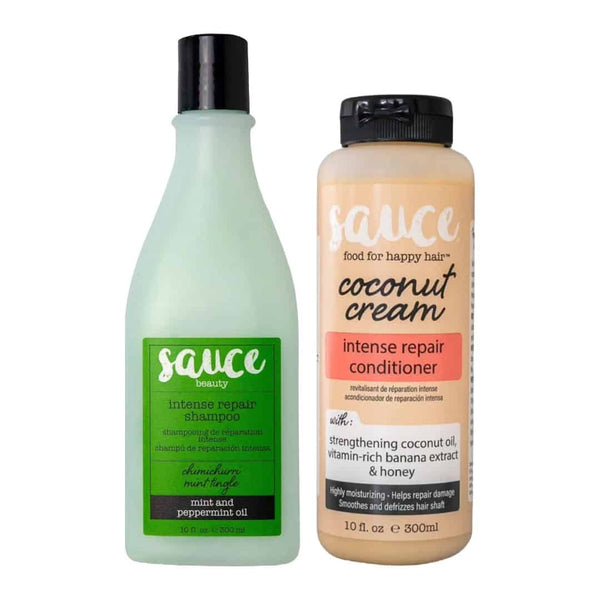 Sauce Beauty Mint Shampoo & Coconut Cream Conditioner Set