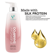 Vanissa Everyday Shampoo with Silk Protein 16.9 oz
