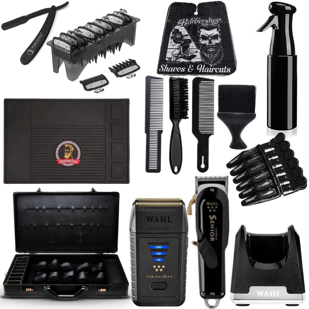 Wahl Pro 5-Star Senior Clipper, Vanish Shaver, Essential Set