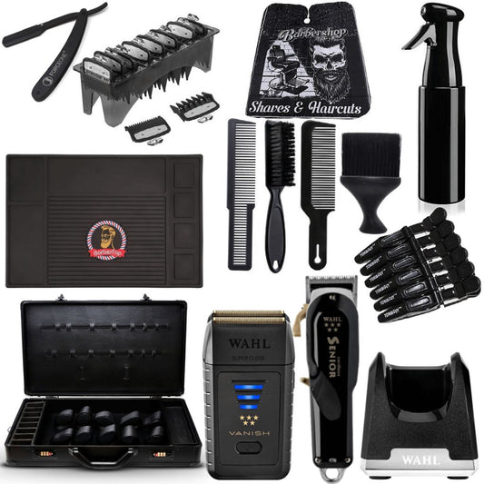 Wahl Pro 5-Star Senior Clipper, Vanish Shaver, Essential Set