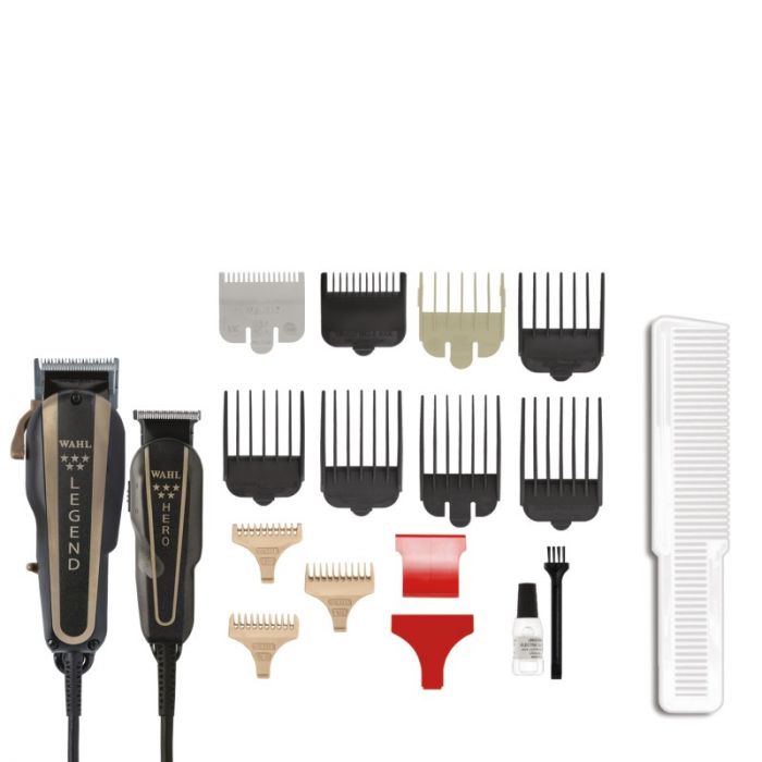 Wahl Pro Barber Combo, Vanish Shaver, Accessories Bundle Set