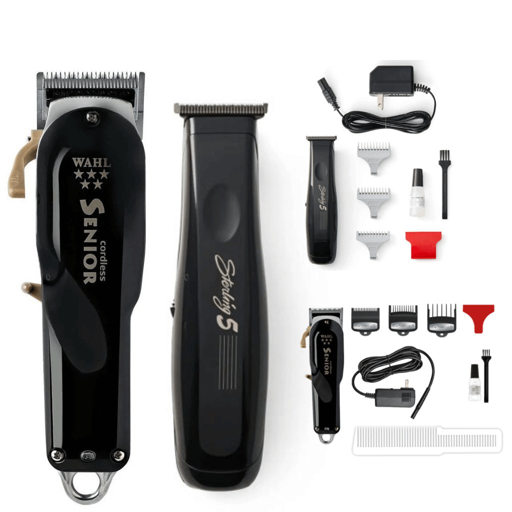 Wahl Pro 5-Star Cordless Senior & Sterling Trimmer Combo Set