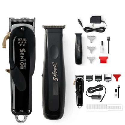 Wahl Pro 5-Star Cordless Senior & Sterling Trimmer Combo Set