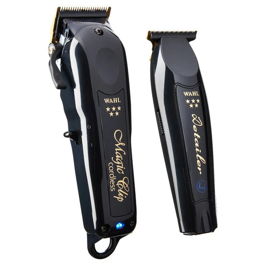 Wahl Professional 5 Star Series Barber Combo and Vanish Shaver and Accessories Bundle Set